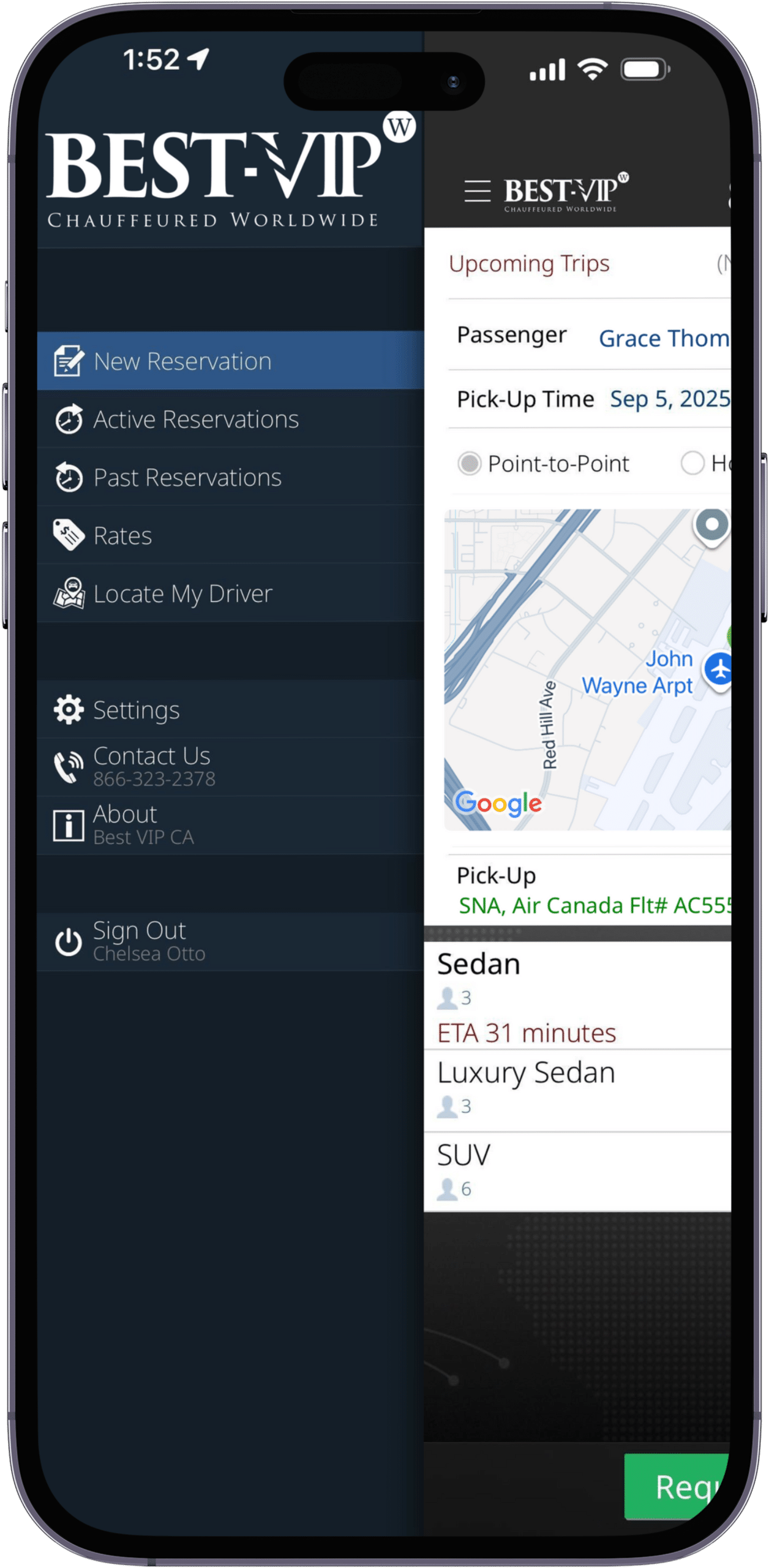 Vips Rider App App | BEST-VIP Chauffeured Worldwide